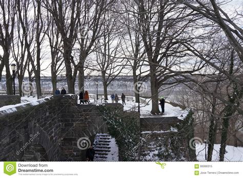 Fort Tryon Park Winter Editorial Image Image Of 2016