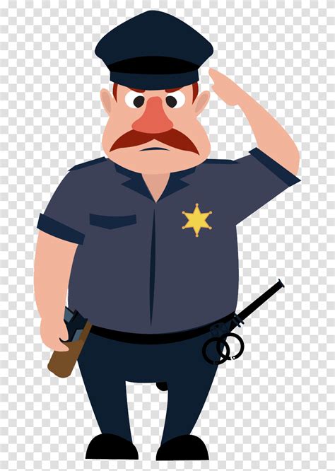 Policeman Police Officer Cartoon Person Human Military Uniform Face