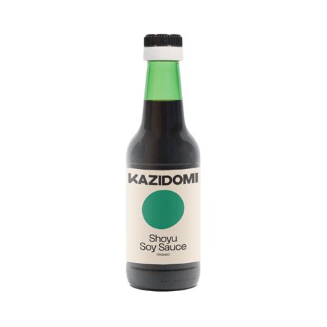 Kazidomi Organic Shoyu Soy Sauce 250ml Switzerland Siradis