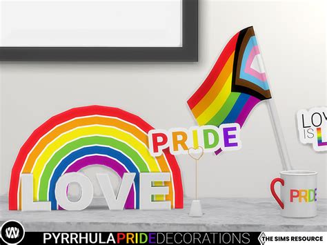 The Sims Resource Pyrrhula Pride Decorations