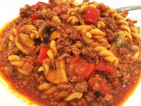 One Pan Savoury Mince With Pasta Recipe Mumslounge