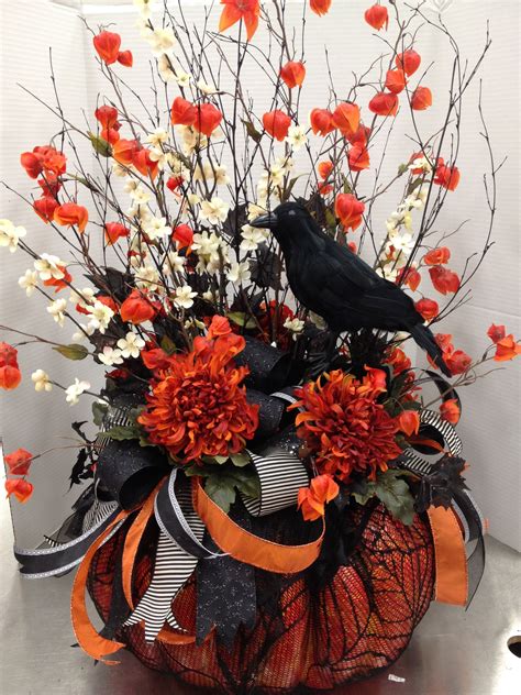 Halloween Centerpiece Ideas Floral Arrangements Poppy Flower