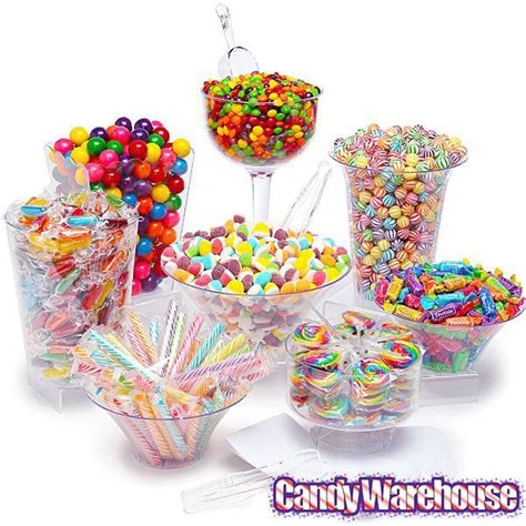 Rainbow Candy Buffet Kit 25 To 50 Guests Rainbow Candy Buffet Candy