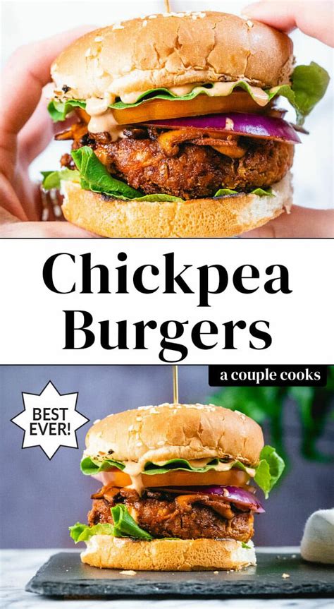 Salsa, chickpea and couscous salad. Best Chickpea Burgers (Plant Based!) - A Couple Cooks ...