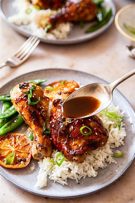 Oven Baked Honey Soy Chicken Thighs And Drumsticks Vikalinka