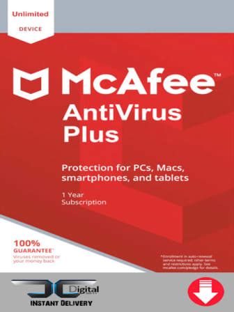 Other products may score better in testing. Antivirus & Security - McAfee AntiVirus Plus - 1 Year ...