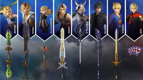 Dissidia Ff Nt New Character And Weapons Impulse Gamer