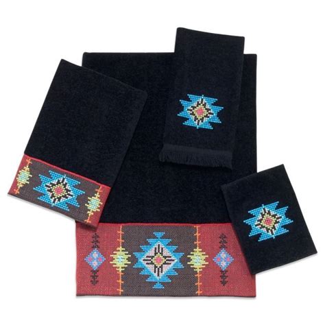 Shop rustic towels, southwestern bath towels & more. product | Towel collection, Bath towels, Southwestern ...