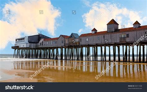 Historic Wooden Pier Old Orchard Beach Stock Photo 92011538 Shutterstock