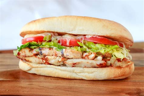 Grilled Chicken Sub Cassanos The Pizza King