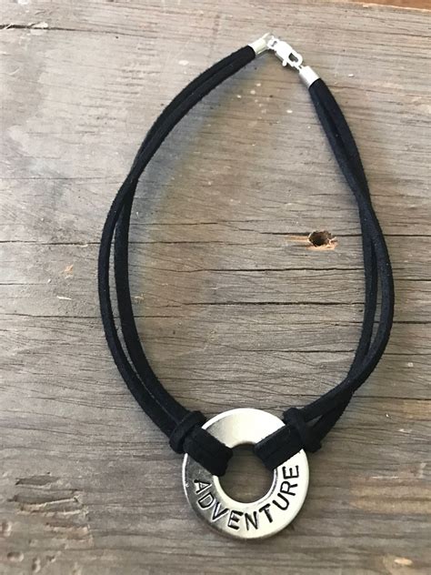 My Intent suede leather clasp bracelet