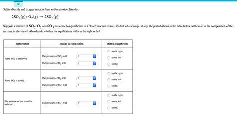 In the presence of dil. Solved: Sulfur Dioxide And Oxygen React To Form Sulfur Tri ...