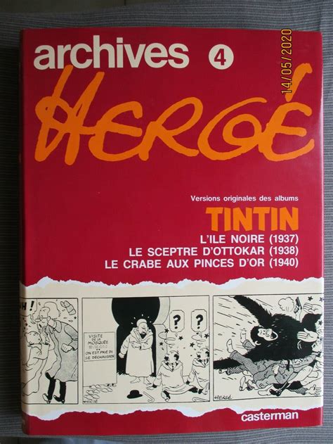 Archives Herge Tome 4 Versions Originales Des