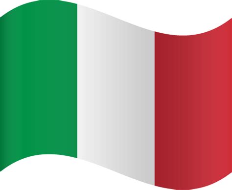 Italian national flag was inspired by the french flag, which was brought there in 1796 when napoleon attacked italy. Vector Country Flag of Italy - Waving | Vector World Flags