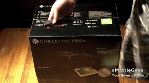 Unboxing The Hp Officejet Pro 8500a Youtube