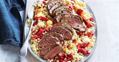 Curry powder, diced ham, chicken stock, ground pepper, frozen mixed vegetables and 4 more. Dukkah lamb with couscous | Recipe | Couscous recipes ...