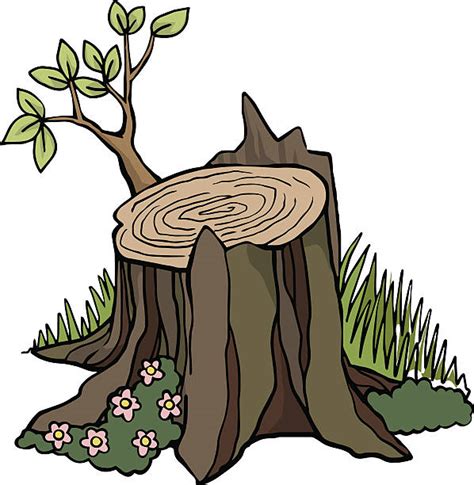 Royalty Free Tree Stump Clip Art Vector Images And Illustrations Istock