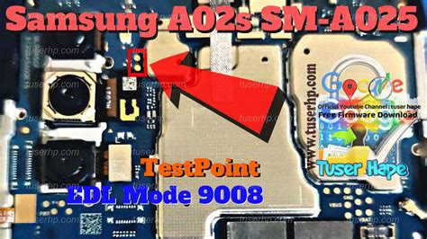 Samsung Galaxy A02s Sm A025f Isp Test Point Edl Mod 9008