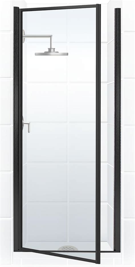 Coastal Shower Doors L27 66o C Legend Series Framed Hinge Shower Door With Clear Glass 27 X 66