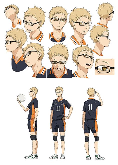 It's hilarious, the characters are so easy to fall in love with, there's no constant peril or evil overlord or magical powers, it's just volleyball. Image - Tsukishima Character Design.jpg | Haikyuu!! Wiki ...