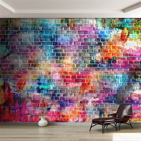 Stone Effect Wallpaper Models And Brick Effect Wall Mural Designs