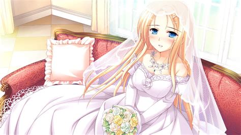 Anime Girls In Wedding Dress Animoe