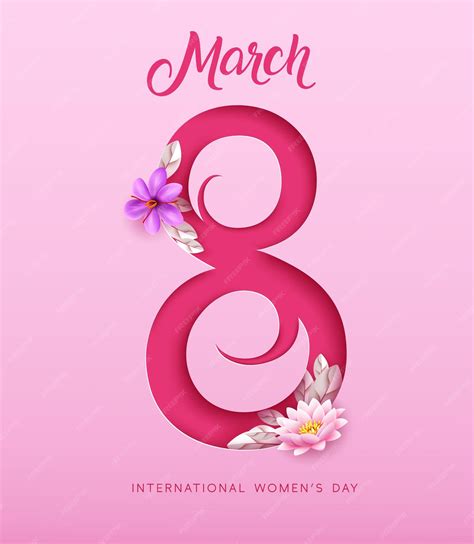 Premium Vector March 8 Womens Day Vector Design International Women