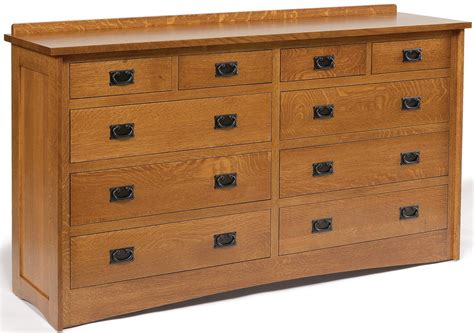 Our wide selection of high and low mirror dressers are expertly built from solid wood by our amish artisans. 10-Drawer Solid Wood Double Dresser by Daniel's Amish ...
