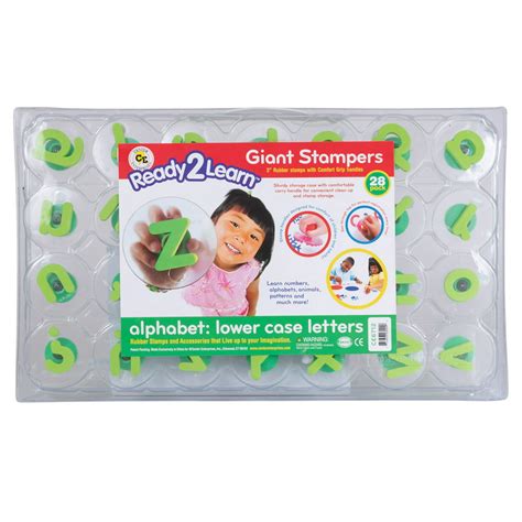 Ready 2 Learn Giant Stampers Alphabet Lowercase Set Of 28