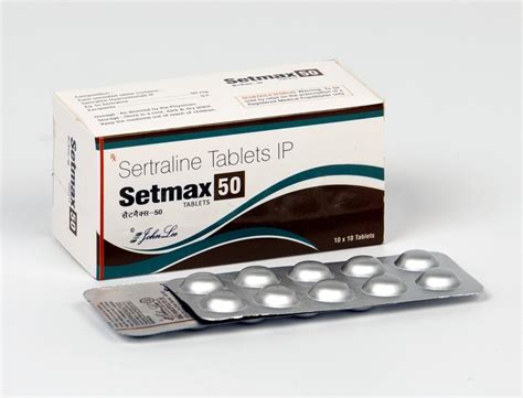 Sertraline Tablets 50 Mg And 100mg Packaging Size 10x10 Tabs At Rs 138