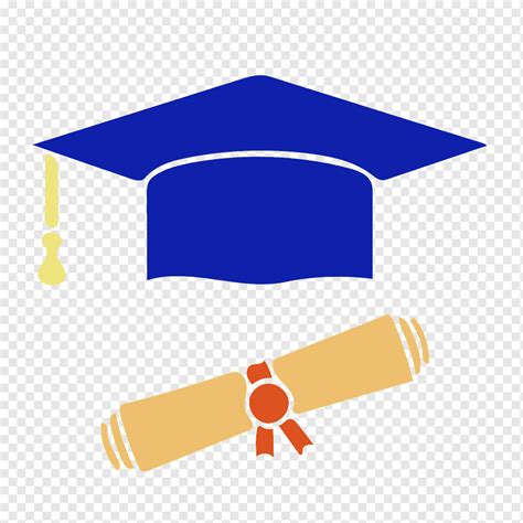 Icono De Computadora Graduación Diploma Educación Estudiar Birrete
