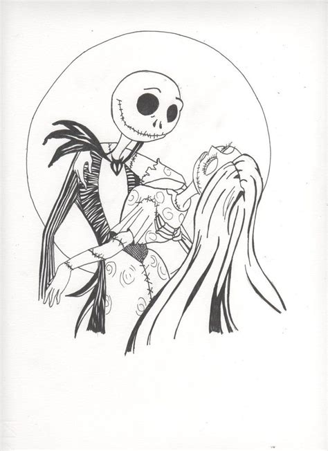 Pin By Robbers Mikklesen On Jack And Sally Jack Skellington Drawing