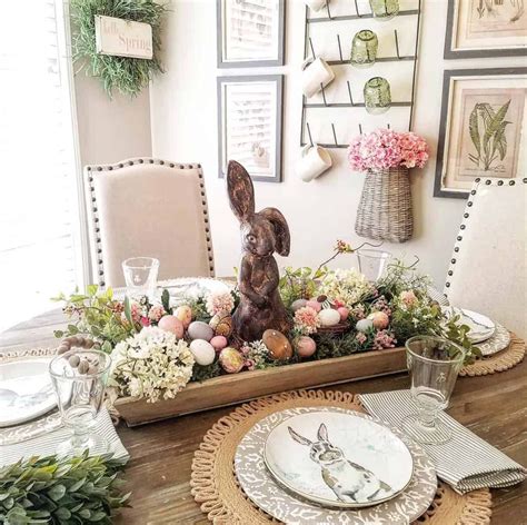 Easter Table Centerpiece Diy Simple Diy Easter Table Decoration