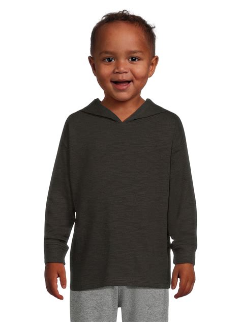 Garanimals Toddler Boy Long Sleeve Hooded T Shirt Sizes 12m 5t