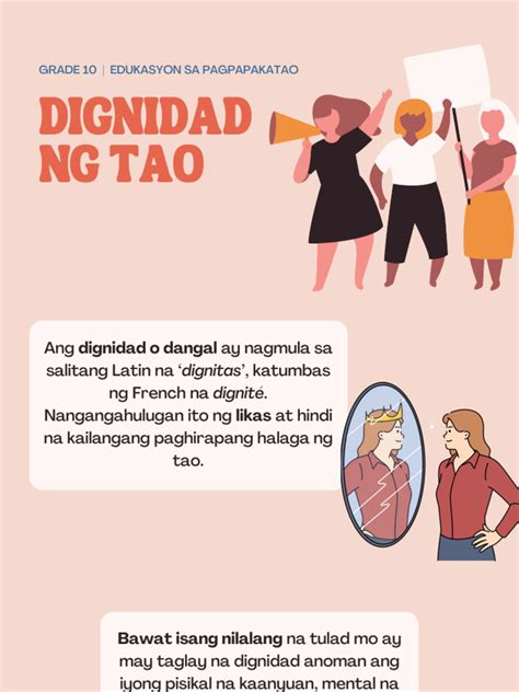 G10 Q1 L4 Dignidad Ng Tao Pdf