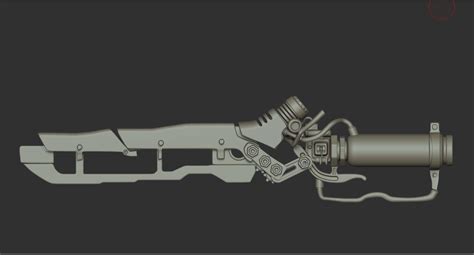 Fallout Fanart Ripper Chainsaw Weapon — Polycount