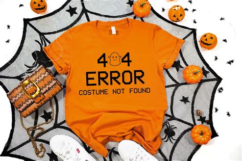 Funny Halloween Shirt Error Costume Not Found Shirt This Etsy