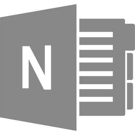 Office Onenote Vector Icons Free Download In Svg Png Format