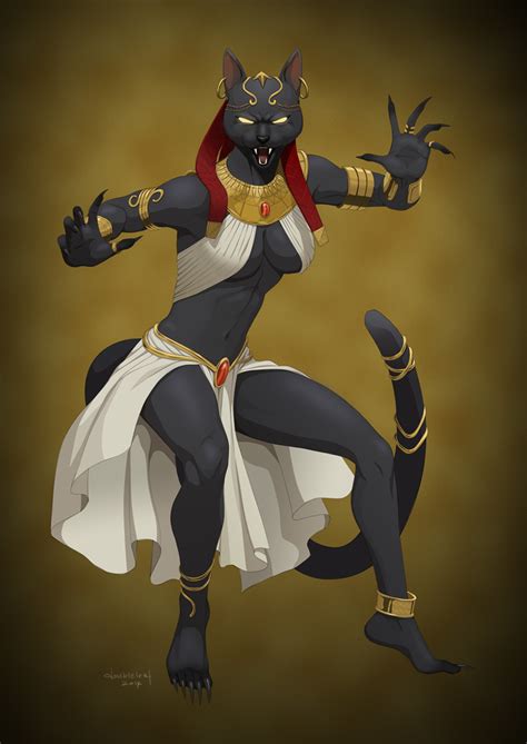 Revenge Of The Pantheons Bast Egyptian Cat Goddess Egyptian Art