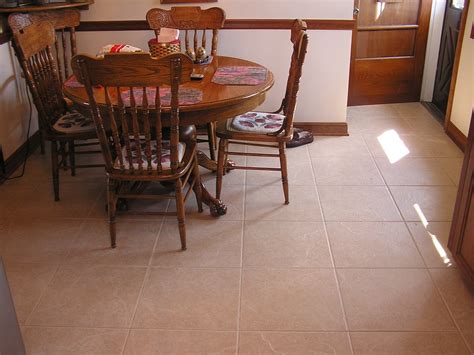 Large Format Porcelain Tile Kitchen Floor In Clinton Ohio Classic