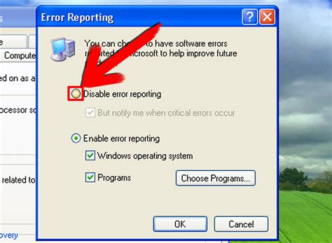 How To Disable Windows Error Reporting 4 Steps With