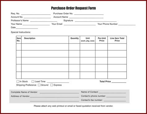 Purchase Requisition Form Example 9 Things About Purchase Requisition