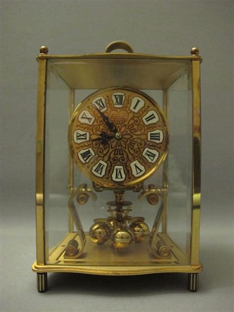 Vtg Kundo 400 Day Clock Kieninger And Obergfell Made In West Germany Pendule Horloge Ancienne