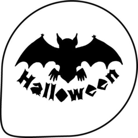 Halloween Bat Stencil Decoration 1 Pc
