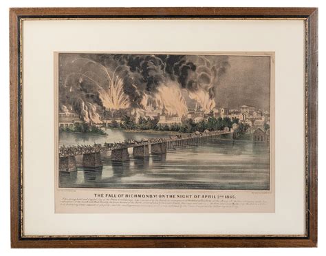 The Fall Of Richmond Va On The Night Of April 2nd 1865