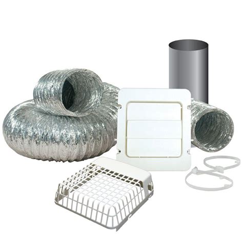 Everbilt 4 In X 8 Ft Dryer Vent Kit With Guard Td48pgkhd6 The Home
