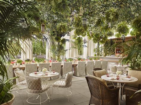 The Terrace And Outdoor Gardens Edition Hotels Terrace Restaurant