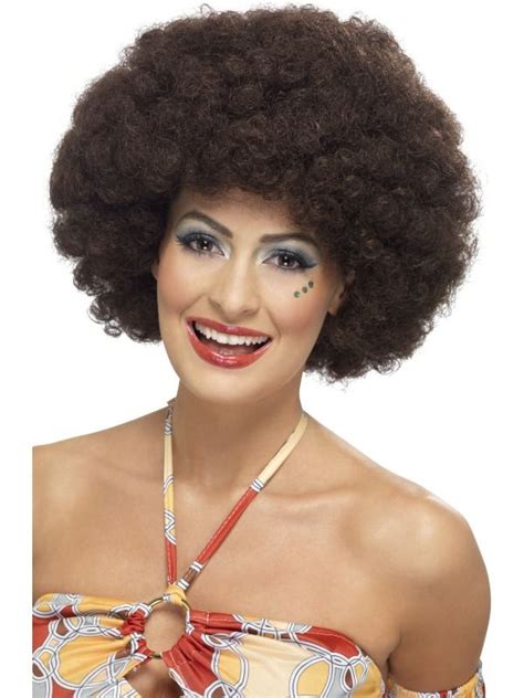 70s Curly Afro Wig Uk Fancy Dress Ball Disco Fancy