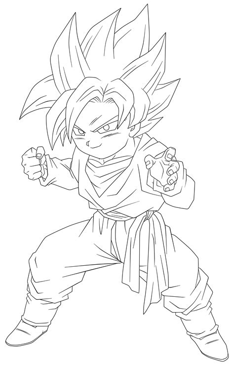 Goten Coloring Pages