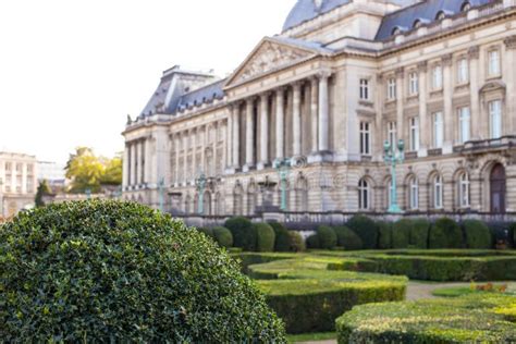Bryssel Belgien Royal Palace I Det Historiska Centret